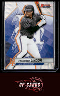 Francisco Lindor 2025 Bowman's Best #58 Wave Refractors