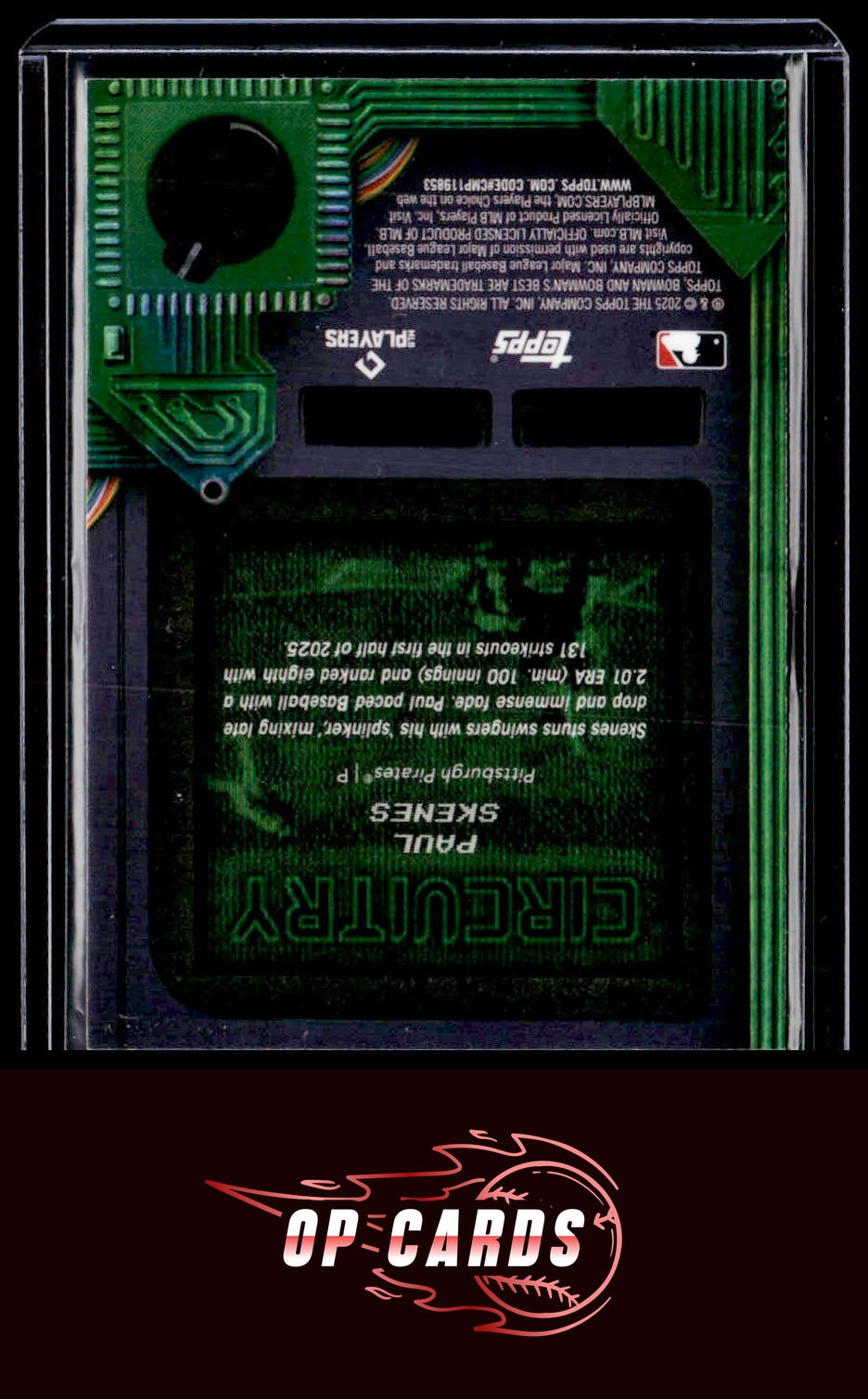 Paul Skenes 2025 Bowman's Best #C-21 Circuitry