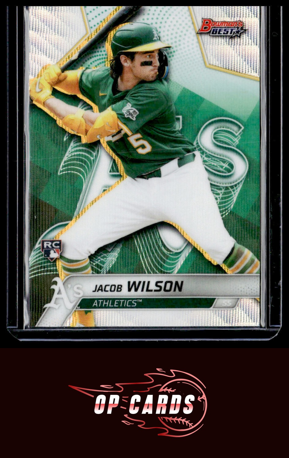 Jacob Wilson 2025 Bowman's Best #31 Wave Refractors