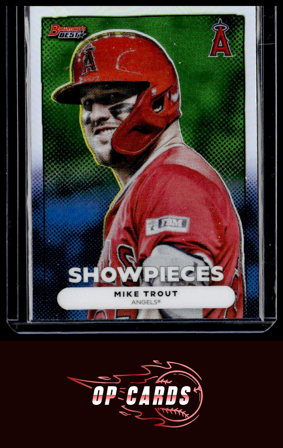 Mike Trout 2025 Bowman's Best #BS-9 Bowman Showpieces