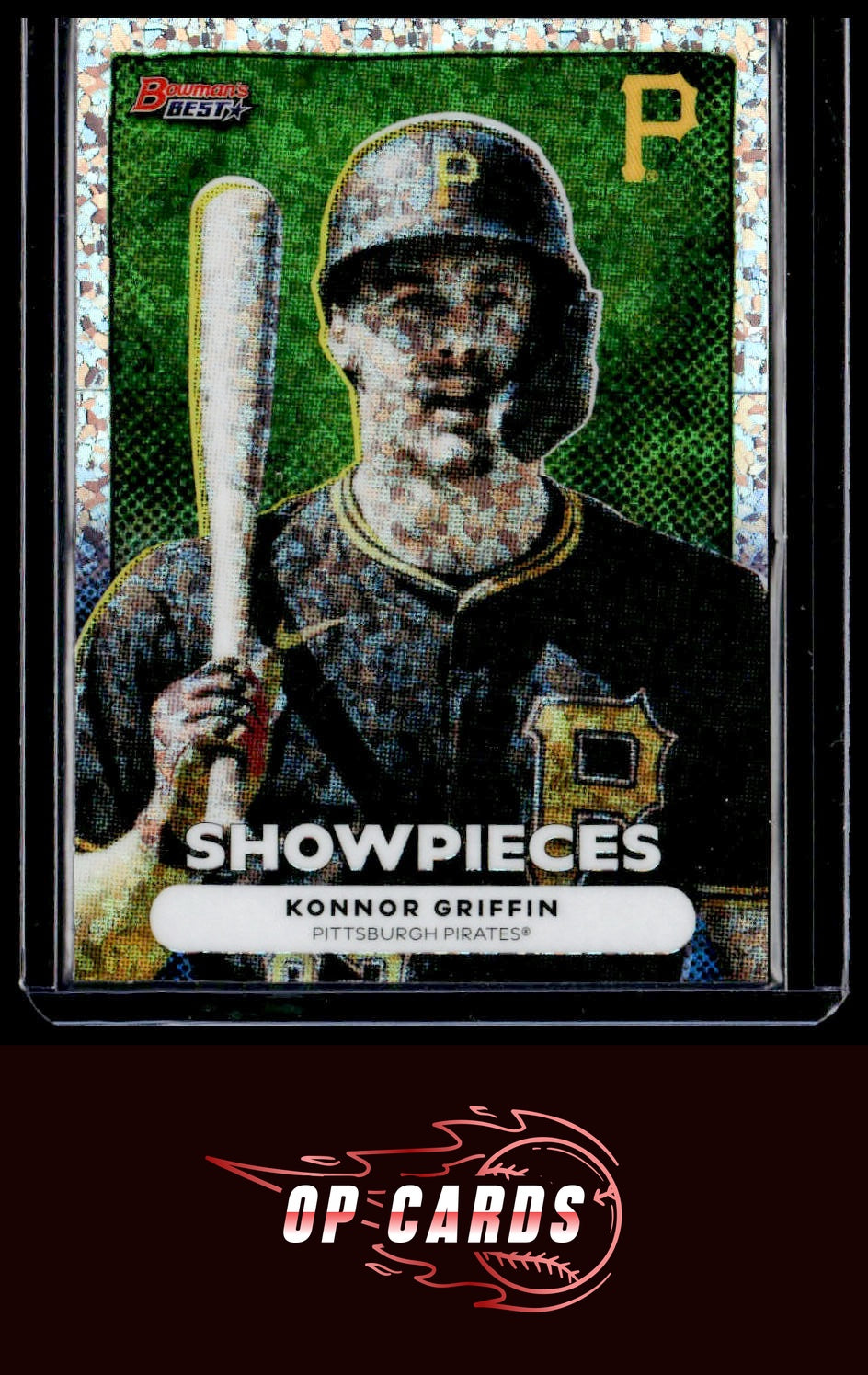 Konnor Griffin 2025 Bowman's Best #BS-15 Showpieces Mini-Diamond Refractors