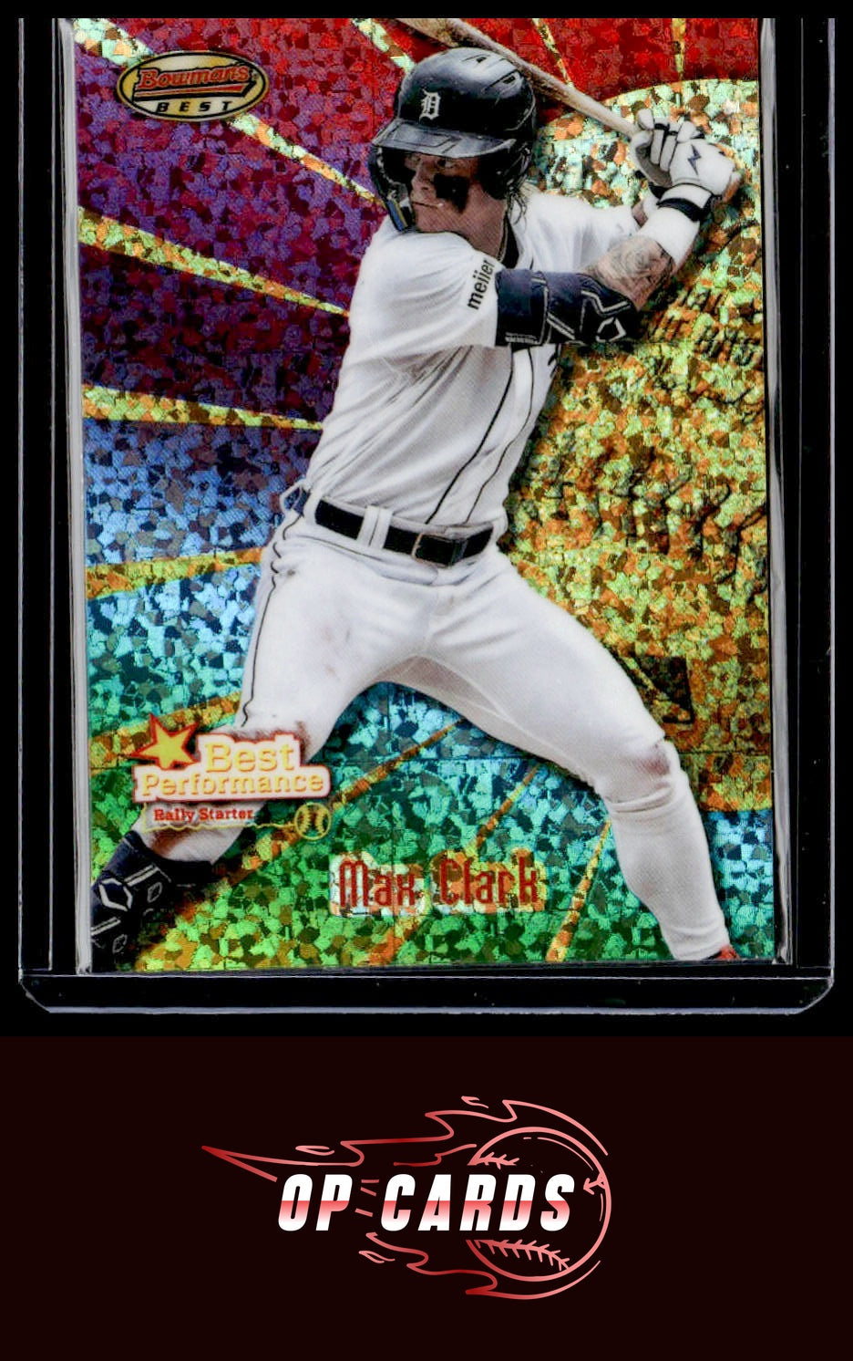 Max Clark 2025 Bowman's Best Performance Mini-Diamond Refractors