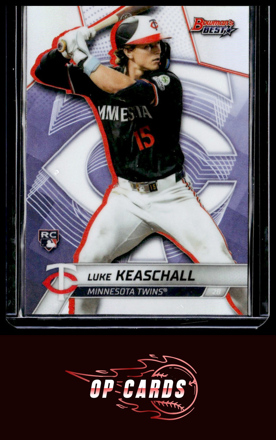 Luke Keaschall 2025 Bowman's Best #70 Refractors