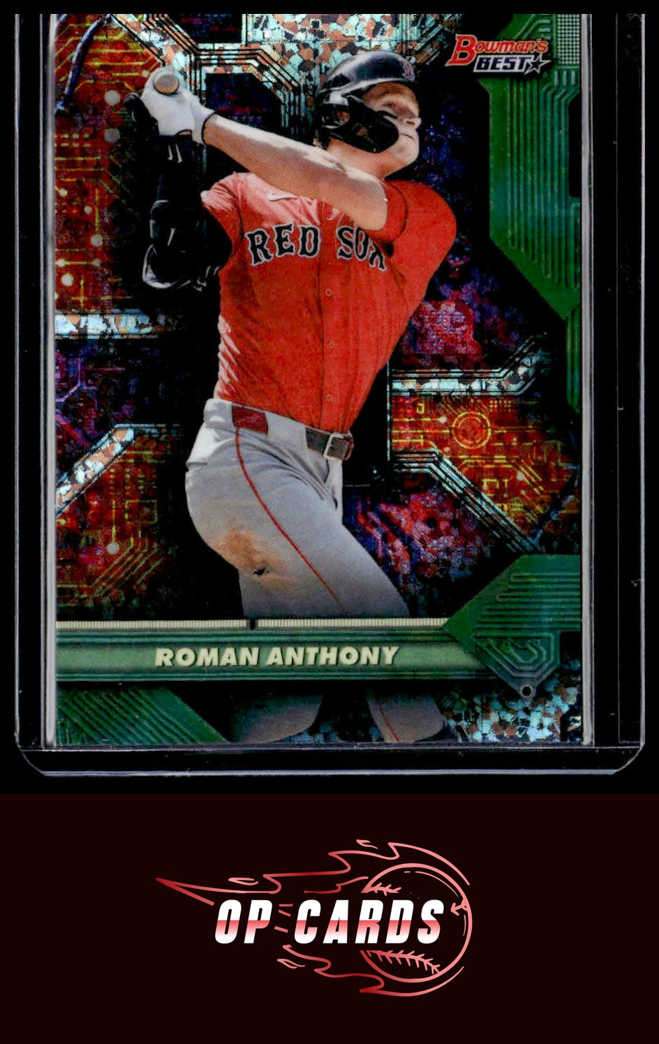 Roman Anthony 2025 Bowman's Best #C-3 Circuitry Mini-Diamond Refractors