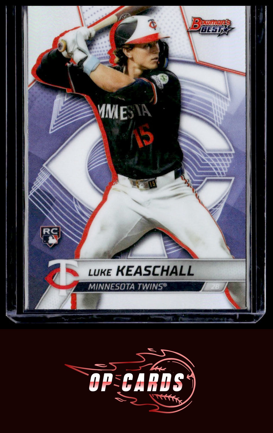 Luke Keaschall 2025 Bowman's Best #70 Refractors