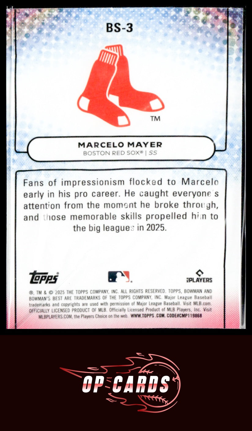 Marcelo Mayer 2025 Bowman's Best #BS-3 Bowman Showpieces