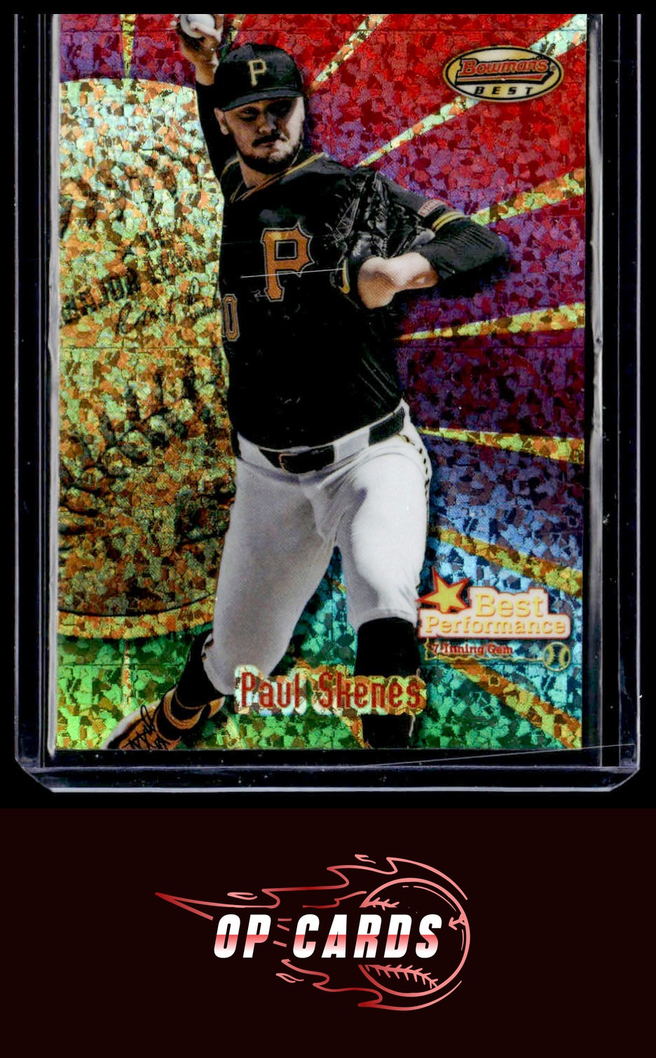 Paul Skenes 2025 Bowman's Best #BP-1 Best Performance Mini-Diamond Refractors