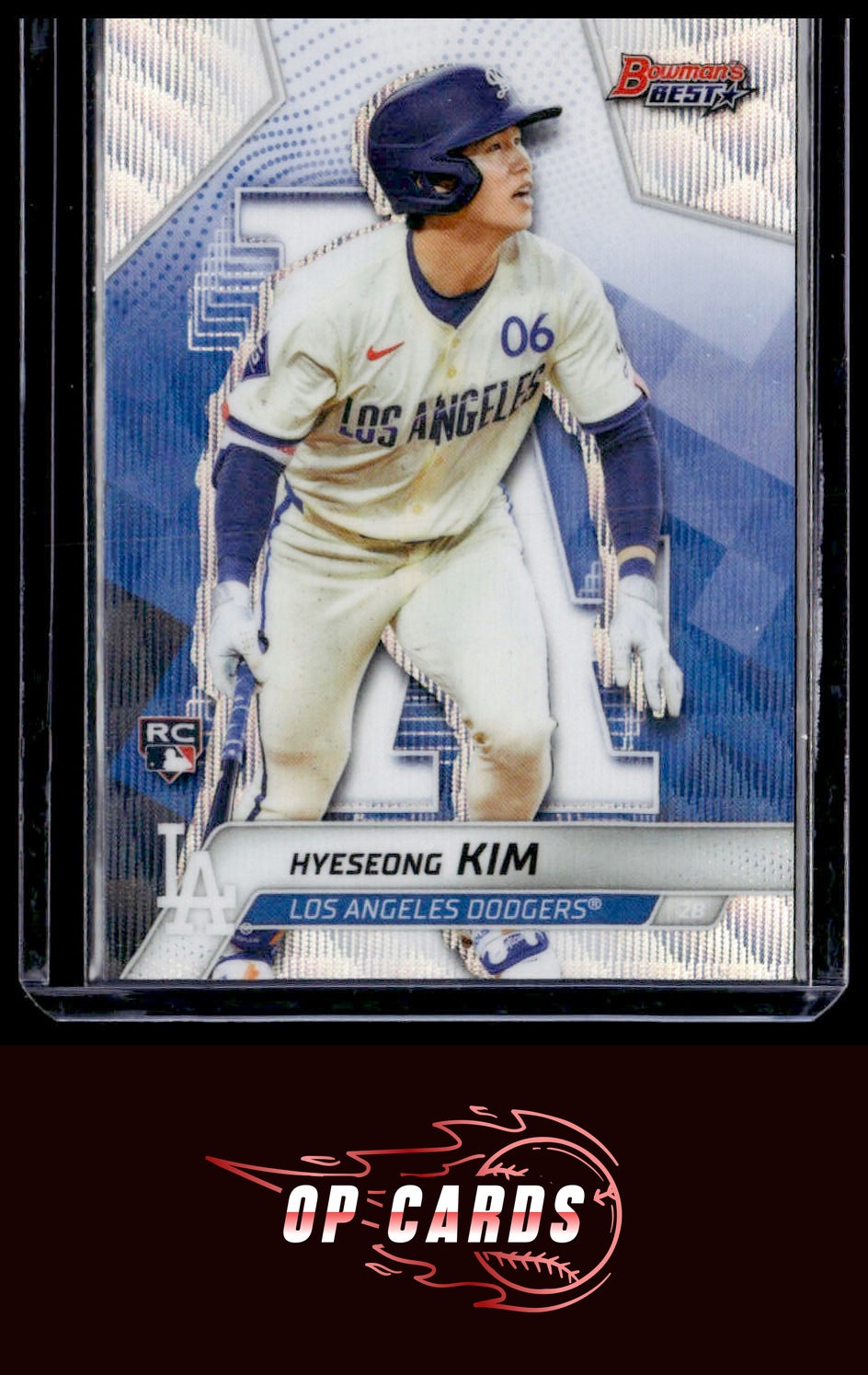Hyeseong Kim 2025 Bowman's Best #45 Wave Refractors
