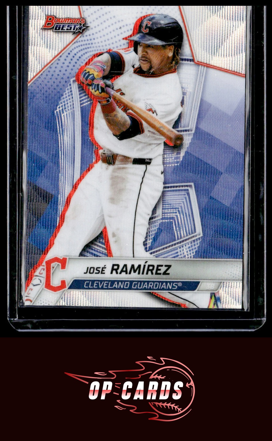 José Ramírez 2025 Bowman's Best #14 Wave Refractors