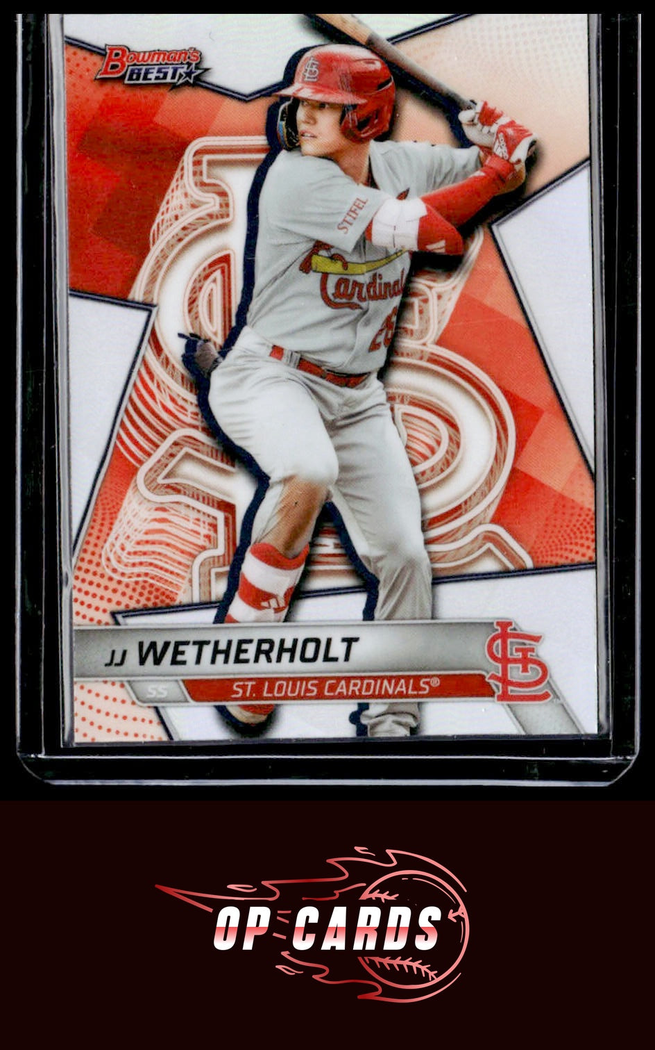 JJ Wetherholt 2025 Bowman's Best #TP-14 Refractors