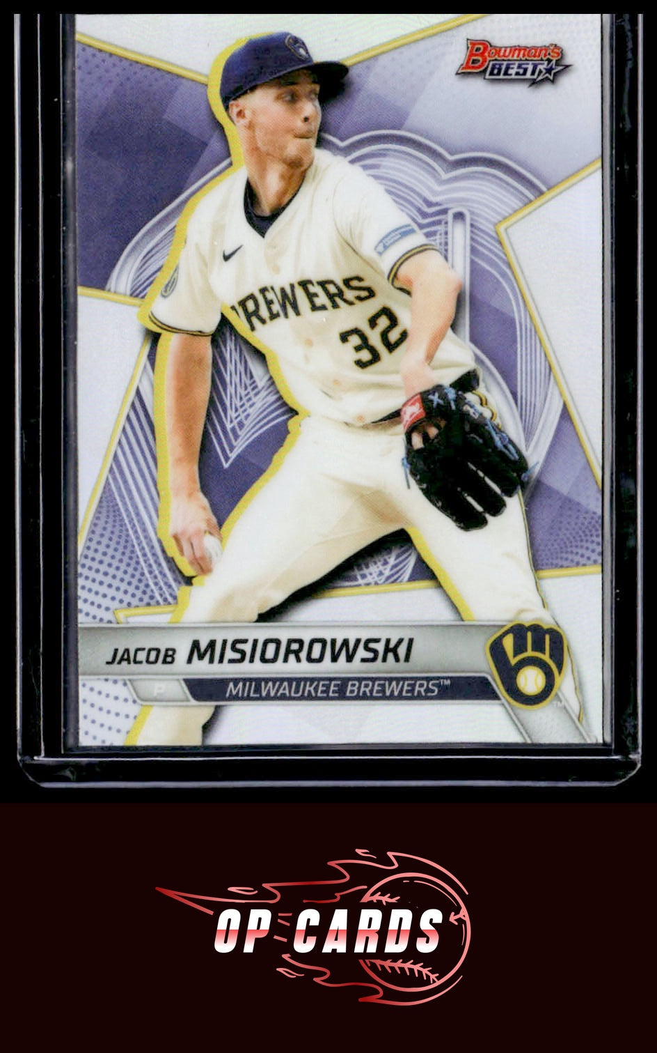 Jacob Misiorowski 2025 Bowman's Best #TP-12 Refractors