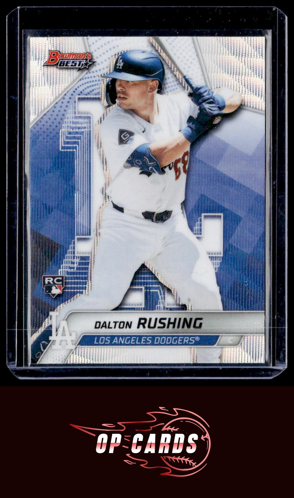 Dalton Rushing 2025 Bowman's Best #33 Wave Refractors