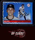 Ben Rice 2025 Topps Chrome Platinum #311 Blue Vibrations Refractors #/150