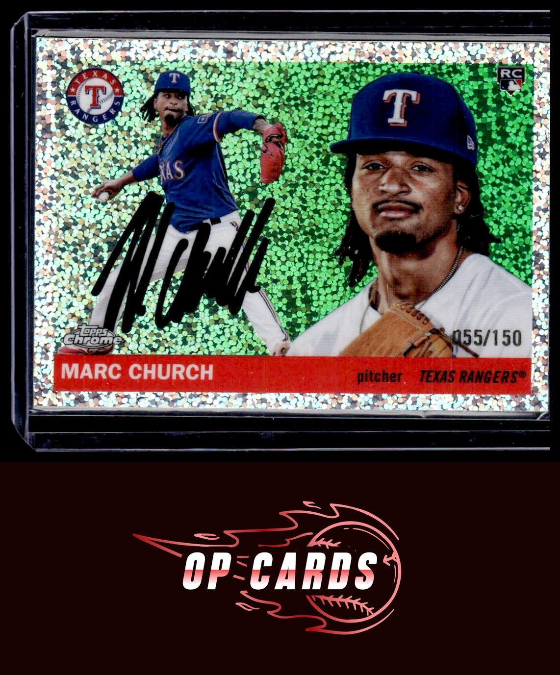 Marc Church 2025 Topps Chrome Platinum #273 Speckle Refractors #/150