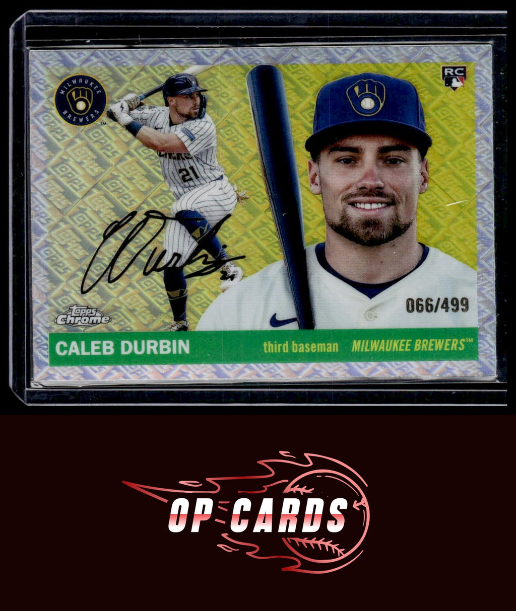 Caleb Durbin 2025 Topps Chrome Platinum #297 Topps Refractors #/499