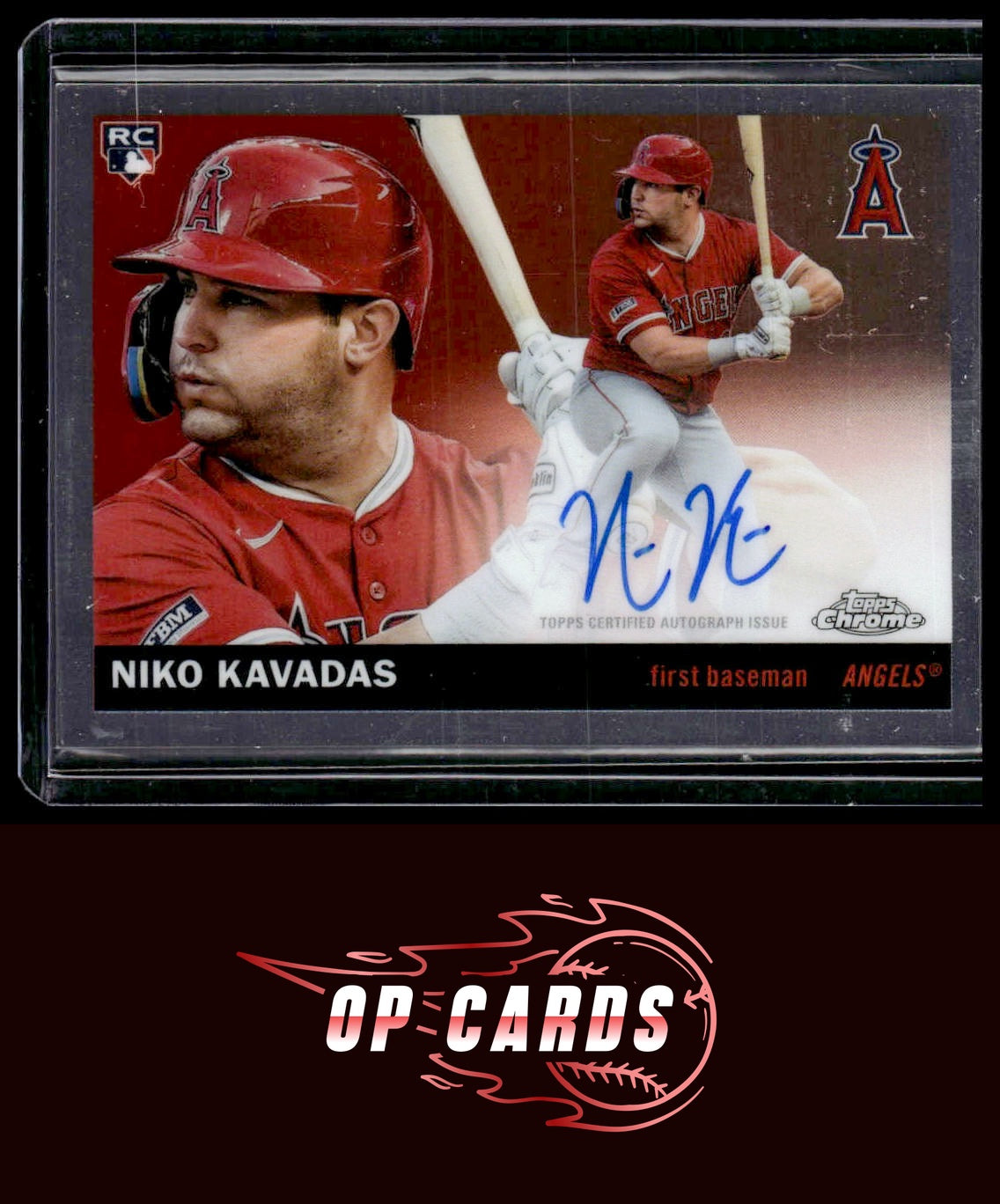 Niko Kavadas 2025 Topps Chrome Platinum #CPA-NK Chrome Platinum Autographs