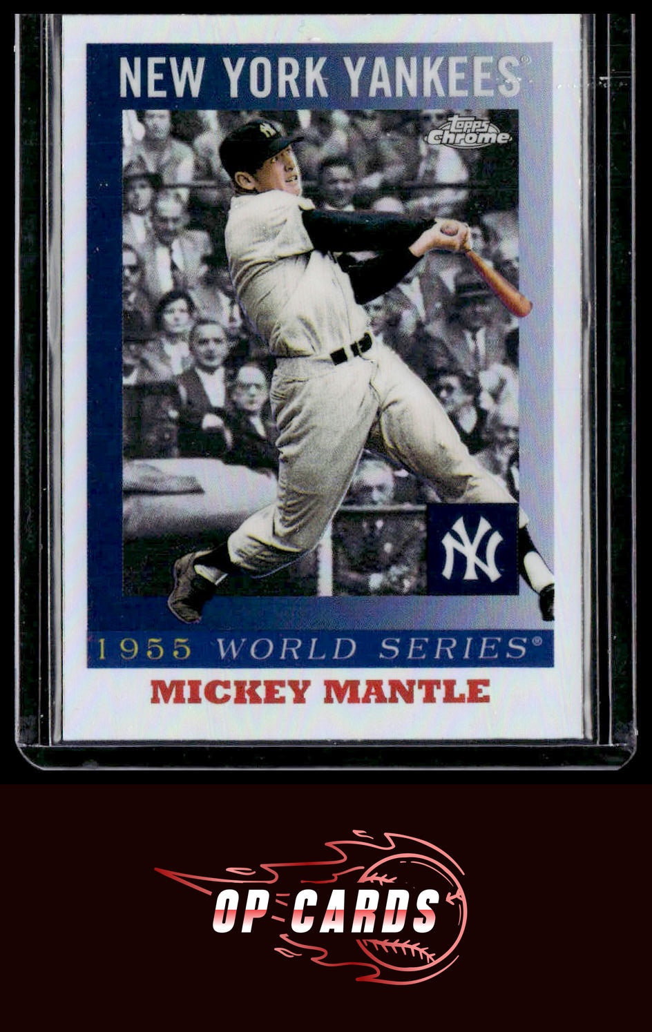 Mickey Mantle 2025 Topps Chrome Platinum #55WS-10 1955 World Series
