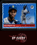 Ken Griffey Jr. 2025 Topps Chrome Platinum #405 Blue Vibrations Refractors #/150
