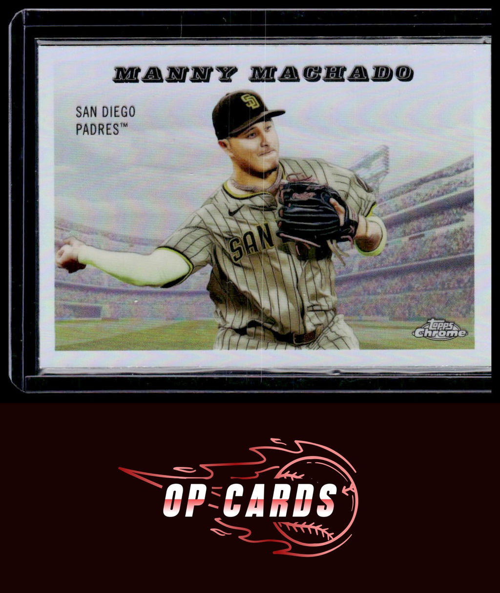 Manny Machado 2025 Topps Chrome Platinum #55RS-18 1955 Topps Rails and Sails