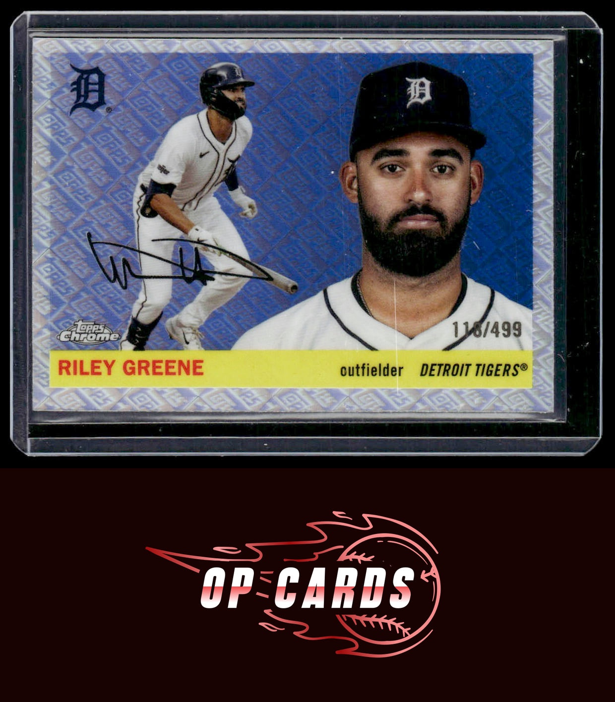 Riley Greene 2025 Topps Chrome Platinum #30 Topps Refractors #/499
