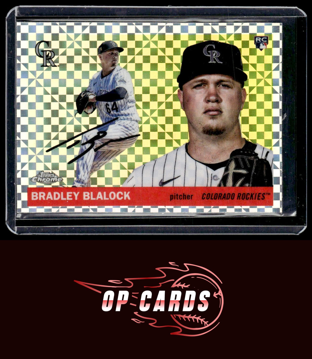Bradley Blalock 2025 Topps Chrome Platinum #377 X-Fractors