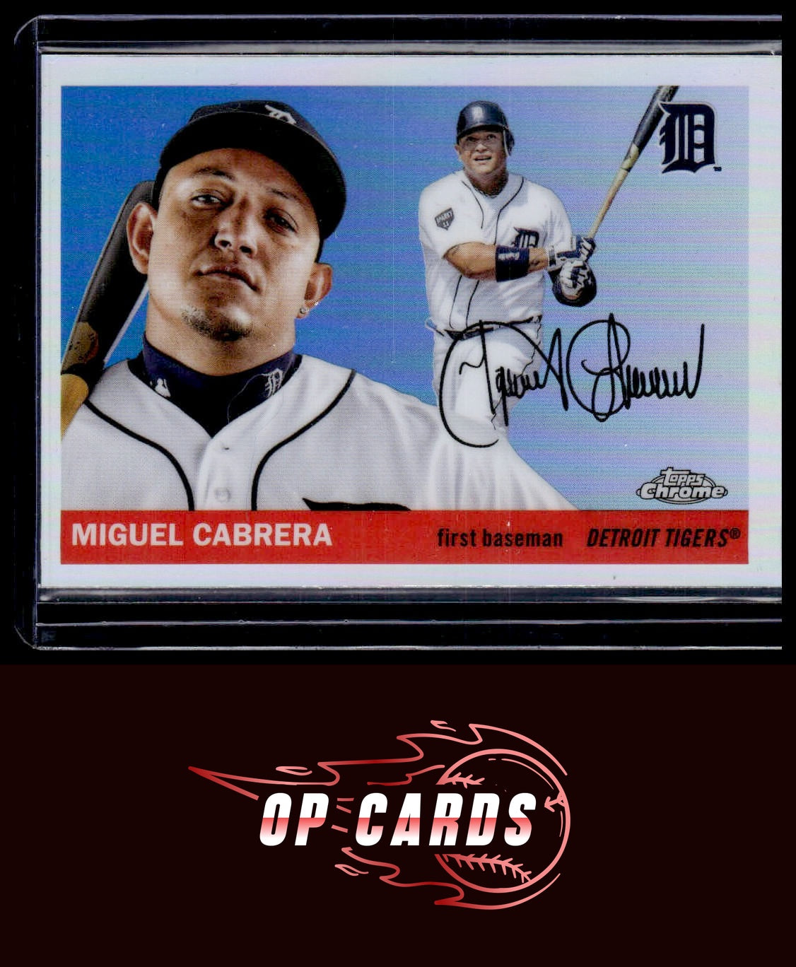 Miguel Cabrera 2025 Topps Chrome Platinum #470 Refractors