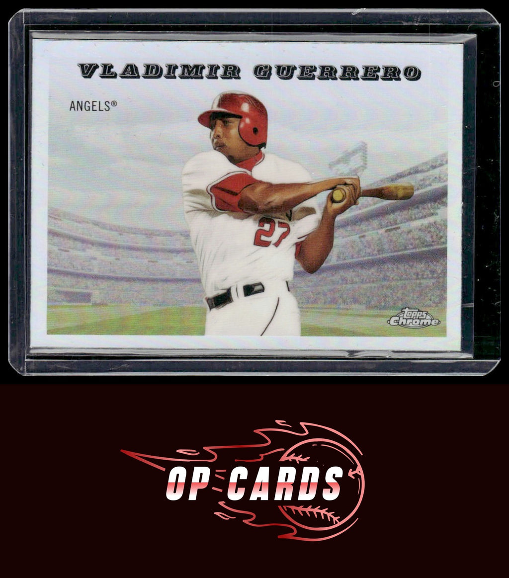 Vladimir Guerrero 2025 Topps Chrome Platinum #55RS-11 1955 Topps Rails and Sails