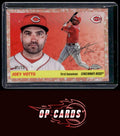 Joey Votto 2025 Topps Chrome Platinum Toile Cream Rose Gold Refractors #/75