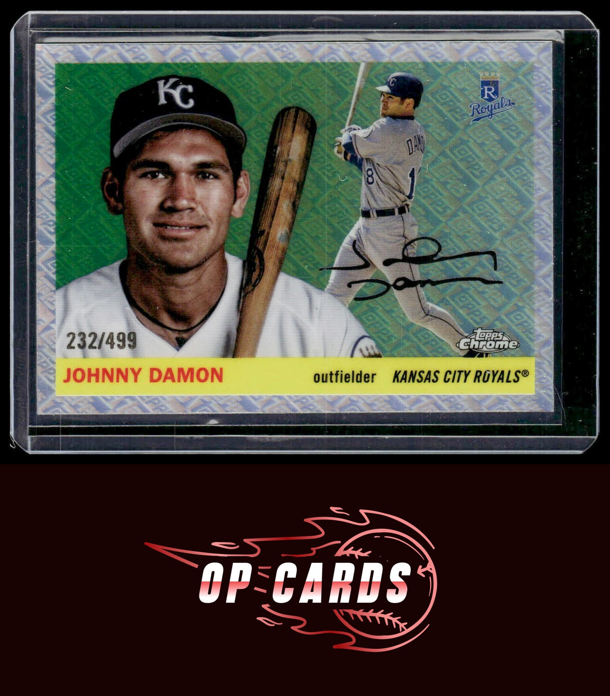 Johnny Damon 2025 Topps Chrome Platinum #475 Topps Refractors #/499