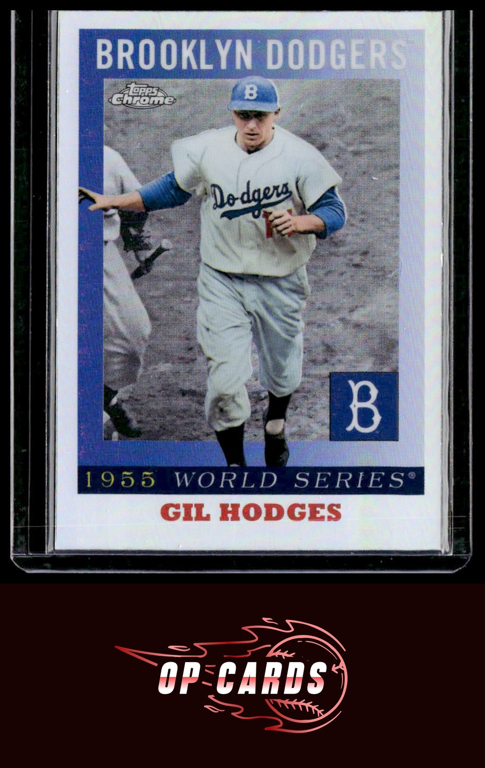 Gil Hodges 2025 Topps Chrome Platinum #55WS-5 1955 World Series