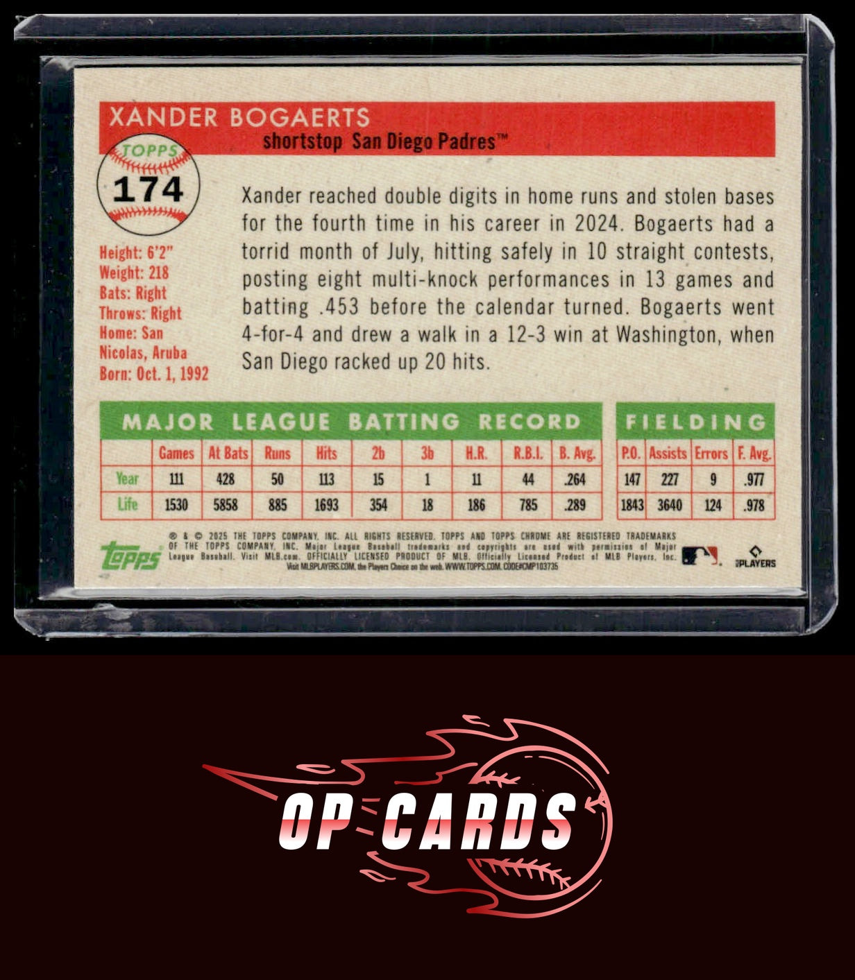 Xander Bogaerts 2025 Topps Chrome Platinum Cream Fuchsia Refractor /100