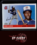 Hank Aaron 2025 Topps Chrome Platinum #304 Refractors