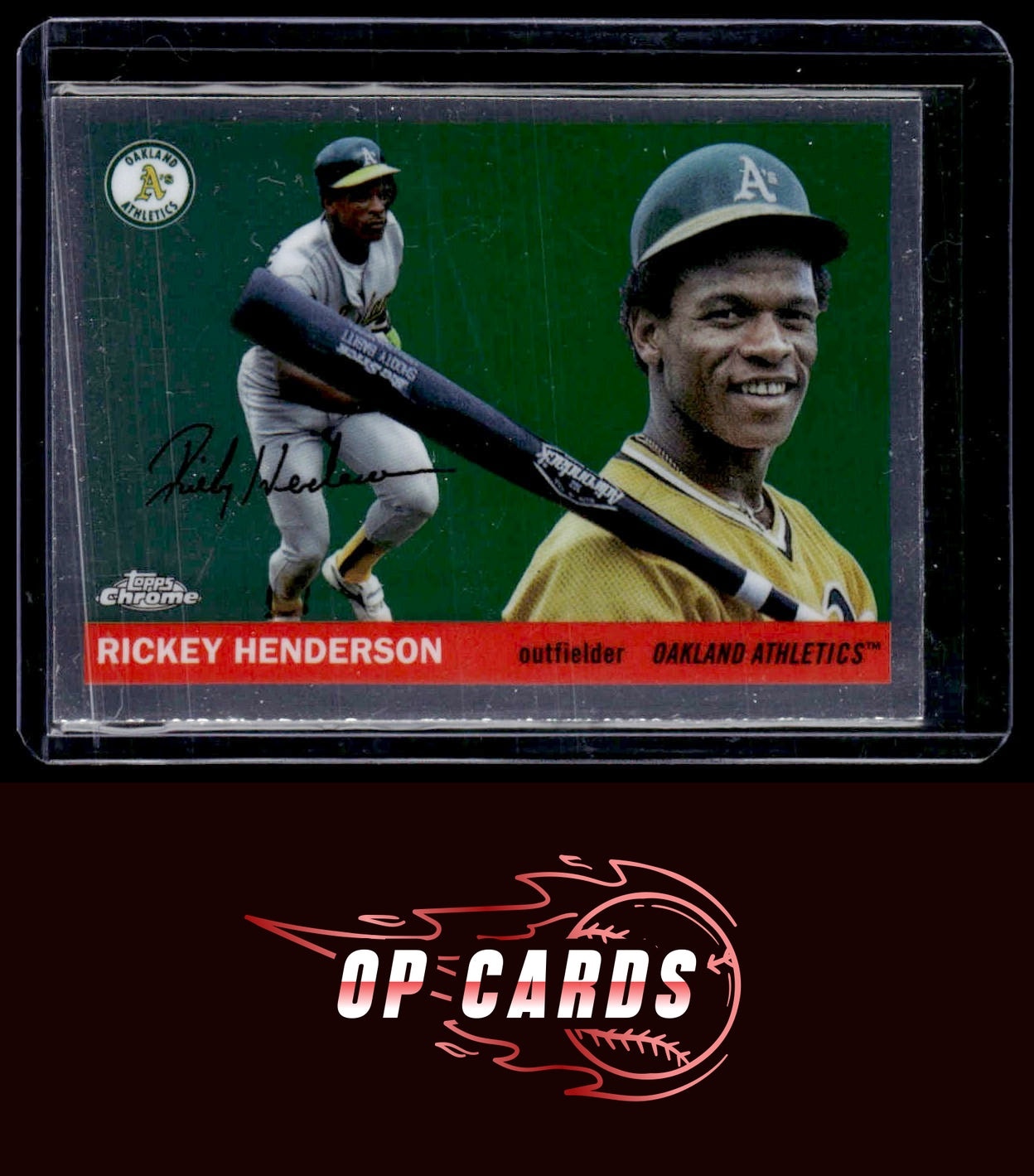 Rickey Henderson 2025 Topps Chrome Platinum #320