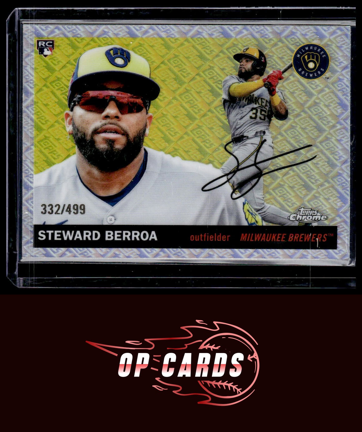 Steward Berroa 2025 Topps Chrome Platinum #335 Topps Refractors #/499