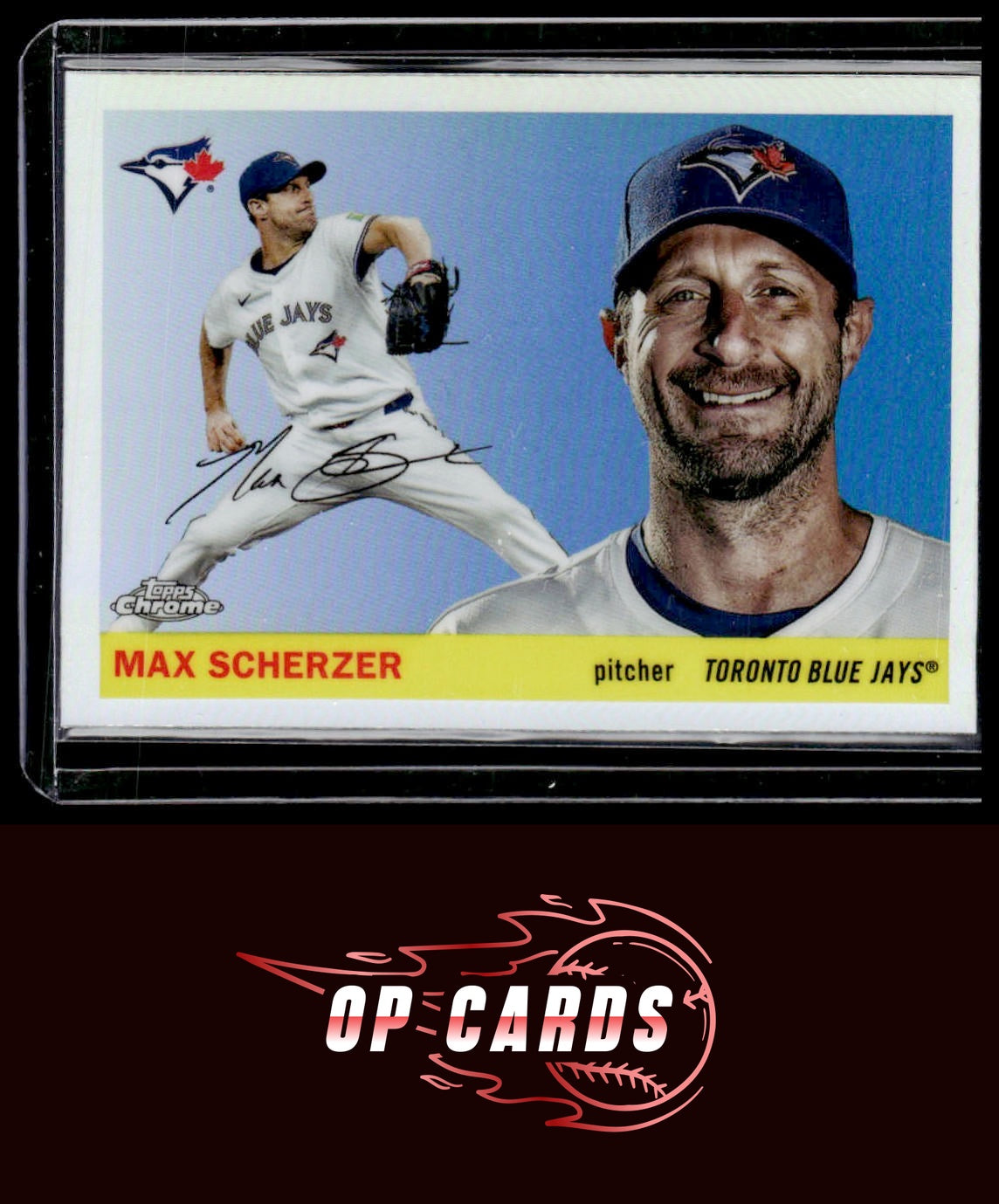 Max Scherzer 2025 Topps Chrome Platinum #109 Refractors