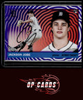 Jackson Jobe 2025 Topps Chrome Platinum #231 Purple Vibrations Refractors #/250