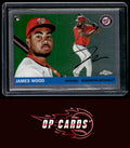 James Wood 2025 Topps Chrome Platinum #367