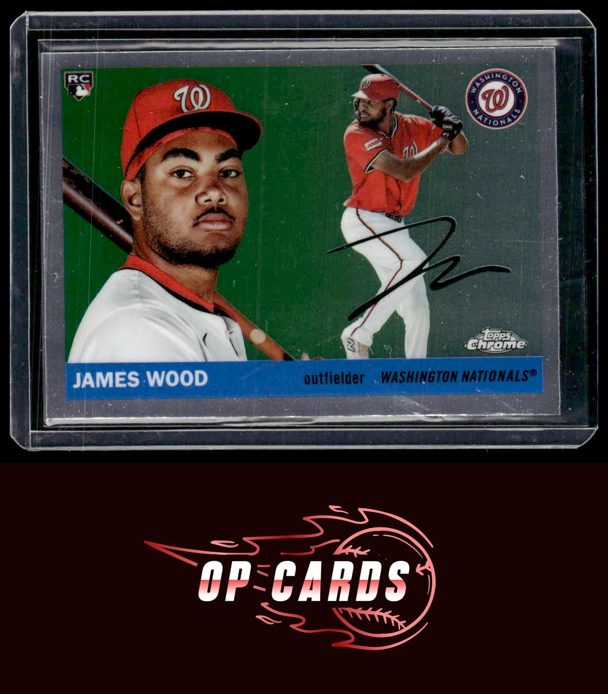James Wood 2025 Topps Chrome Platinum #367