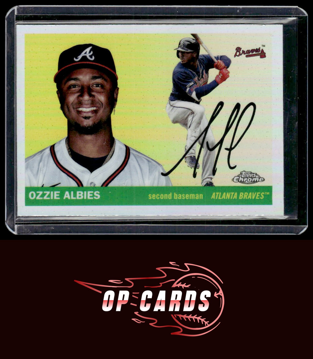 Ozzie Albies 2025 Topps Chrome Platinum #29 Refractors