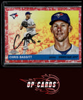 Chris Bassitt 2025 Topps Chrome Platinum #195 Toile Cream / Red Refractors #/5