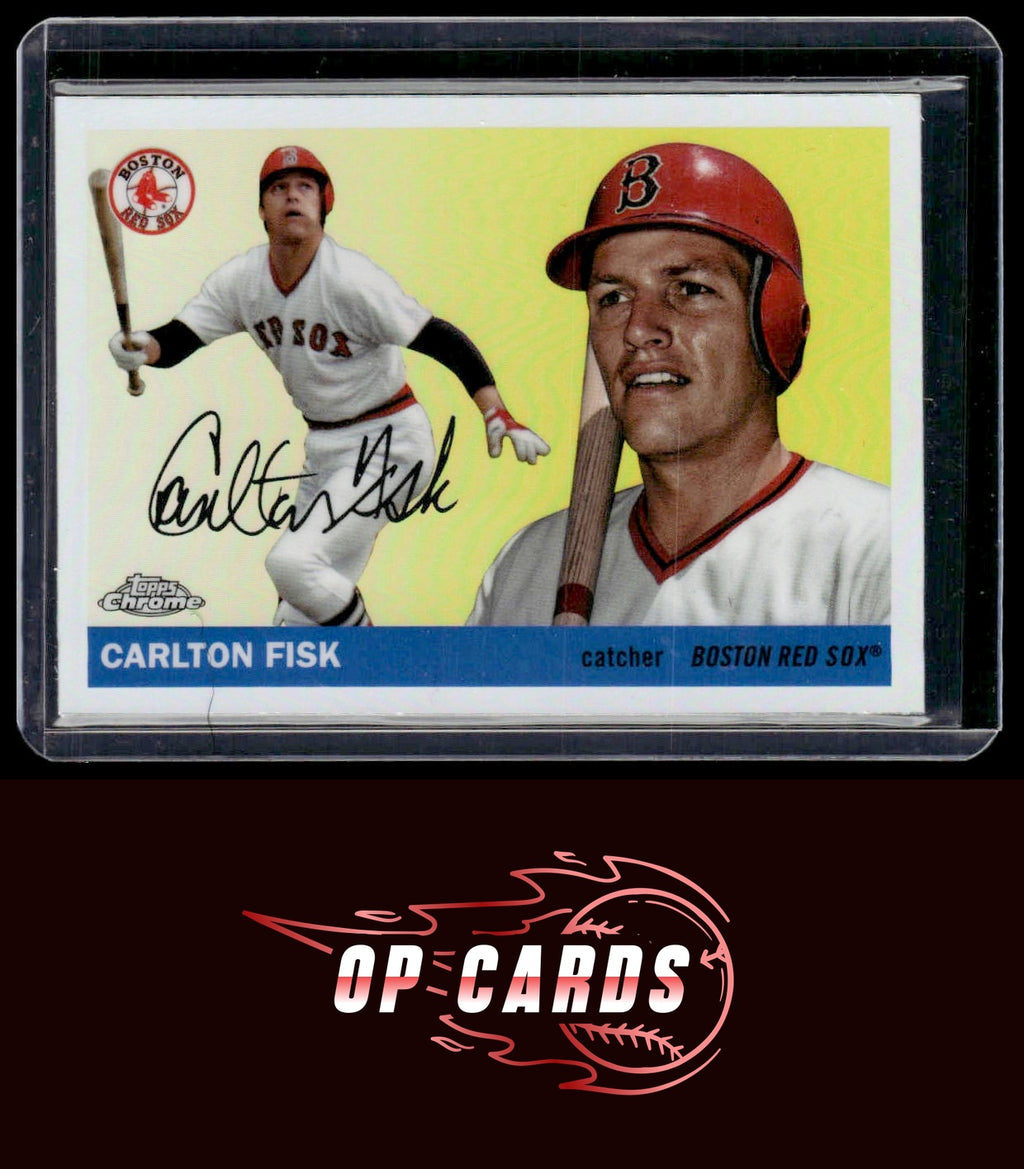 Carlton Fisk 2025 Topps Chrome Platinum #357 Refractors