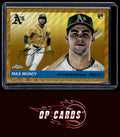 Max Muncy 2025 Topps Chrome Platinum #285 Gold Wave Refractors #/50