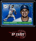 Edgardo Henriquez 2025 Topps Chrome Platinum Blue Mini-Diamond Refractors #/199