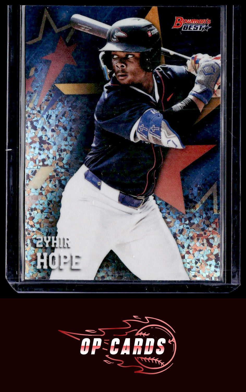 Zyhir Hope 2025 Bowman's Best MLB All-Star Futures Mini-Diamond Refractor