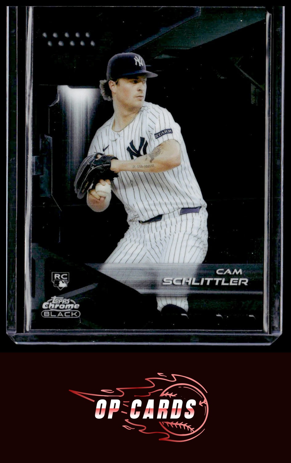 Cam Schlittler 2026 Topps Chrome Black #98