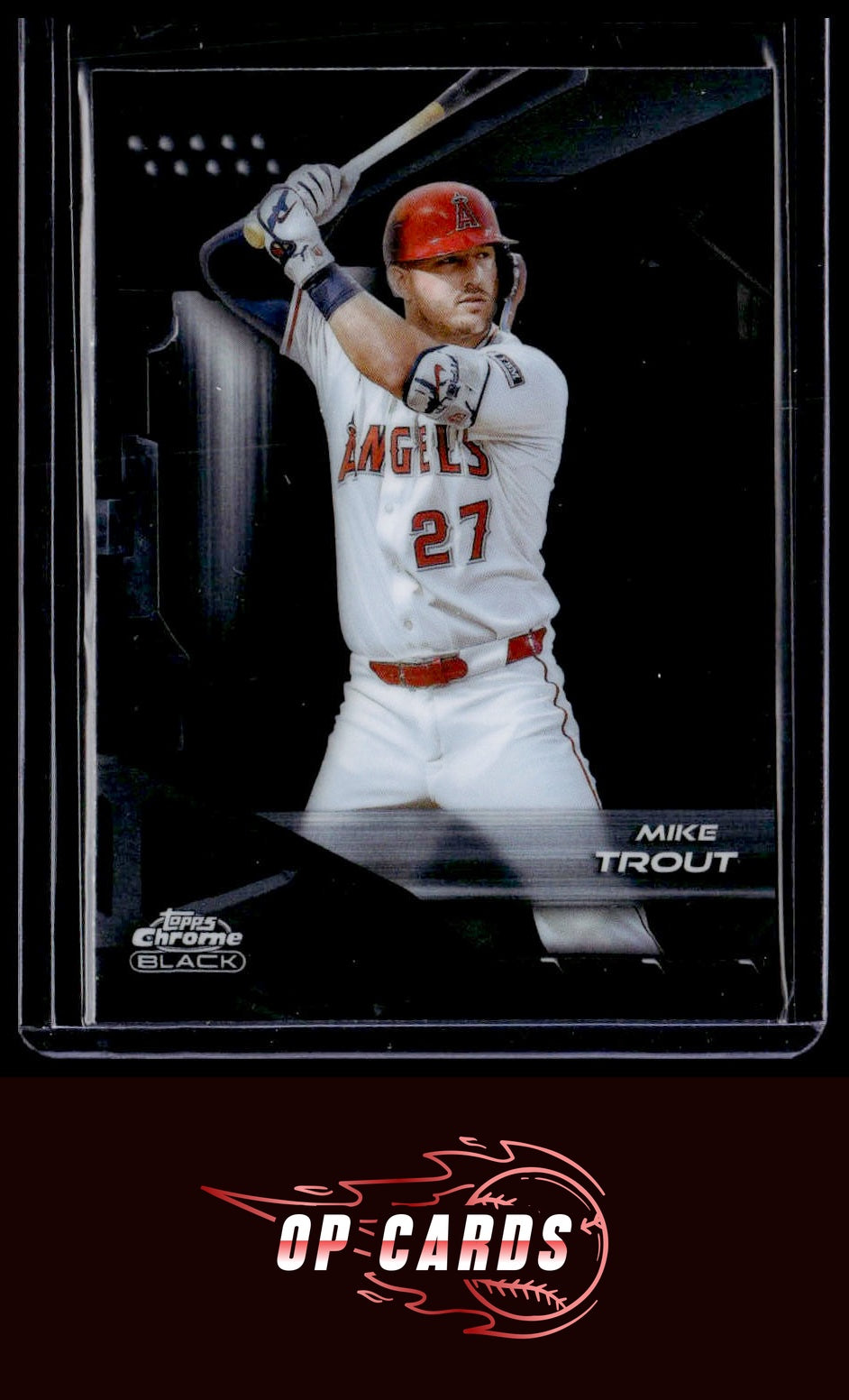 Mike Trout 2026 Topps Chrome Black #2