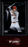 Mike Trout 2026 Topps Chrome Black #2