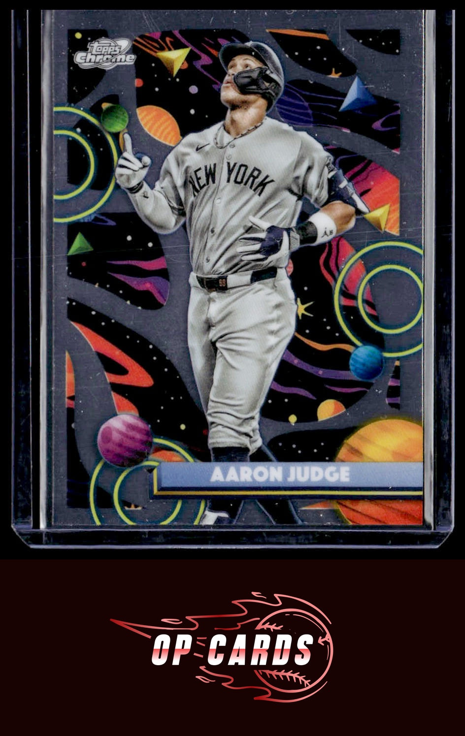 Aaron Judge 2025 Topps Chrome Cosmic #185