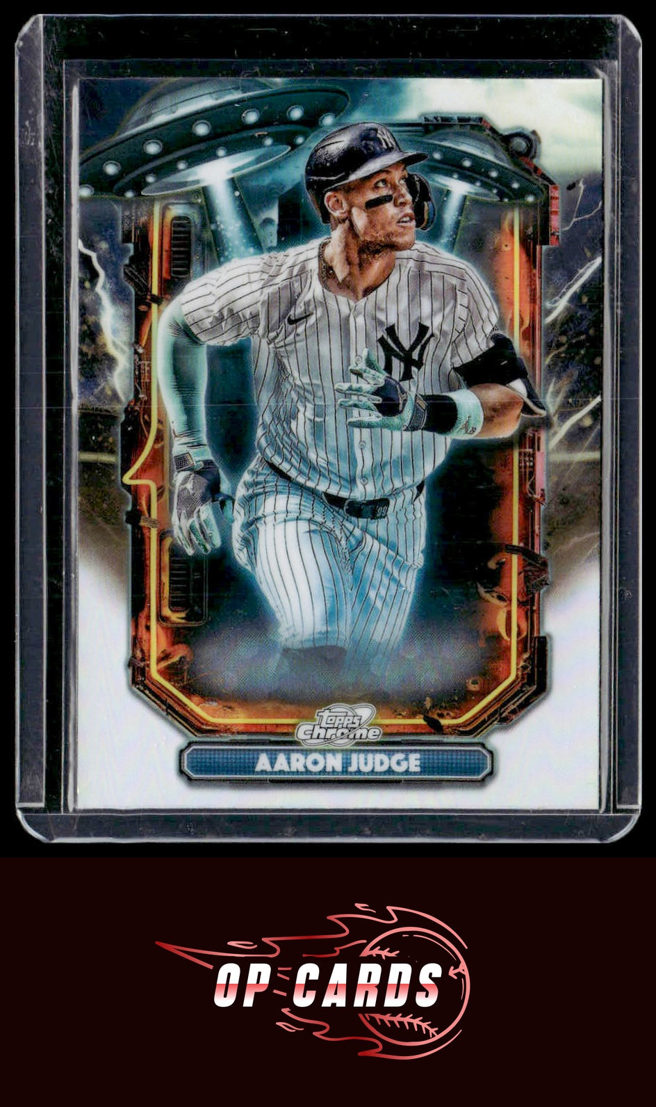 Aaron Judge 2025 Topps Chrome Cosmic #ET-1 Extraterrestrial Talent