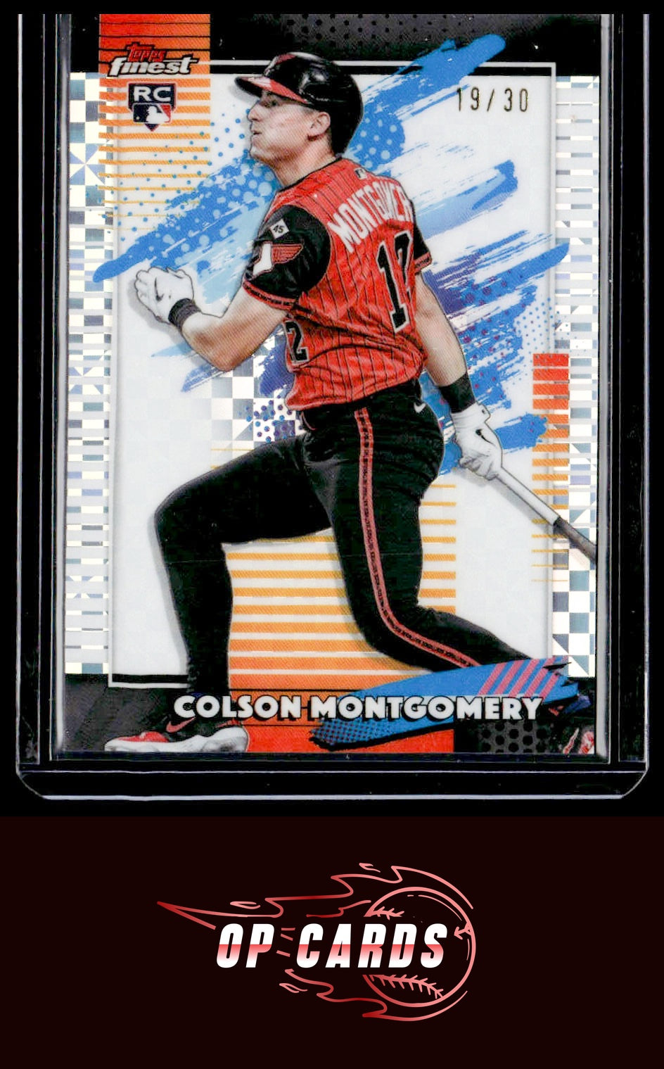 Colson Montgomery 2026 Topps Finest #170 White X-Fractors #/30